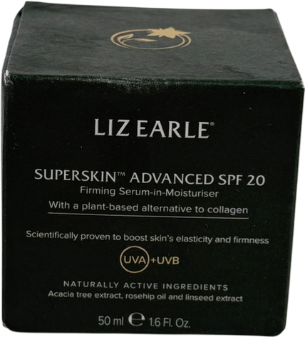 Liz Earle Superskin Advanced Serum In Moisturiser Spf 20 50ml
