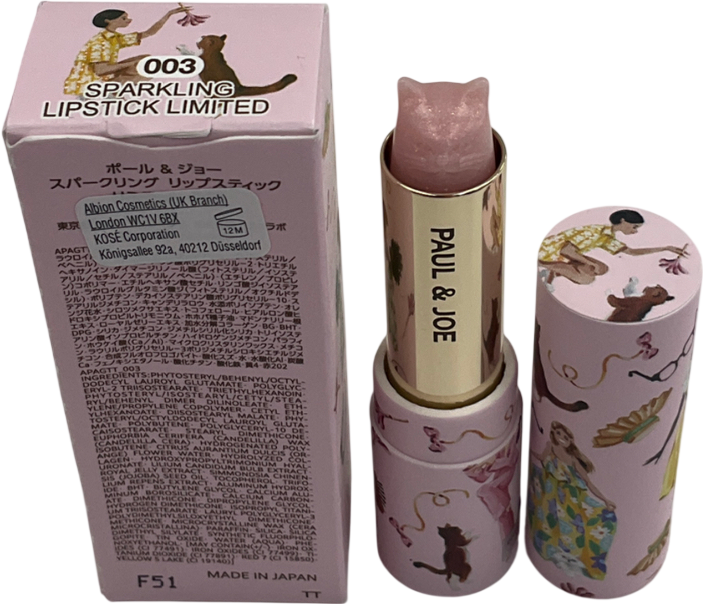 Paul & Joe Limited Edition Sparkling Lipstick 003 3g