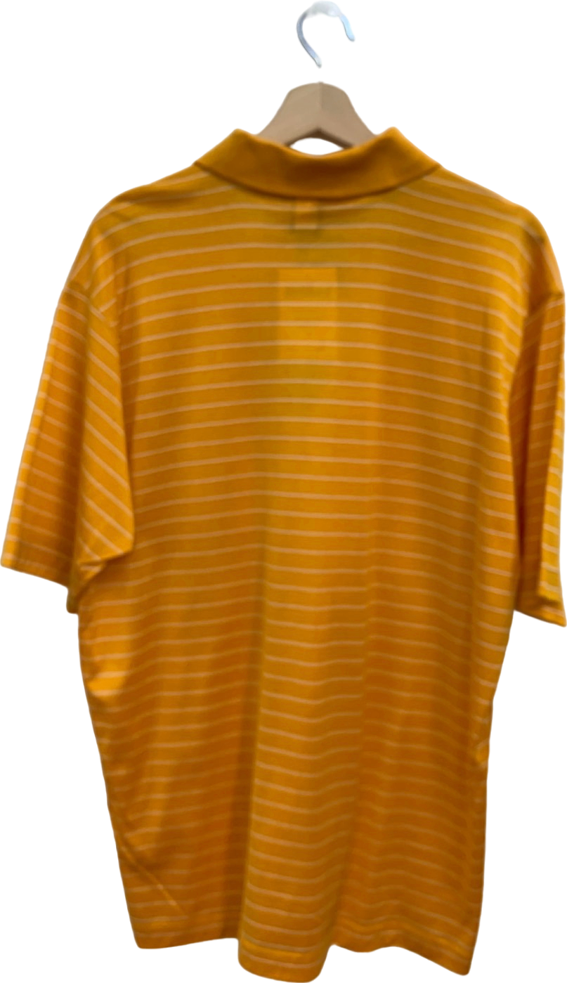 Paul & Shark Yellow Striped Polo Shirt UK L