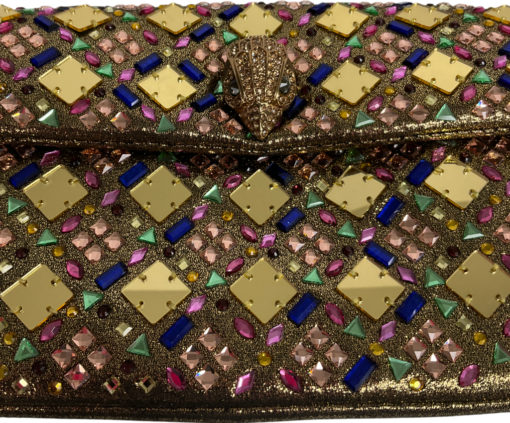Kurt Geiger Metallic Medium Kensington Bag