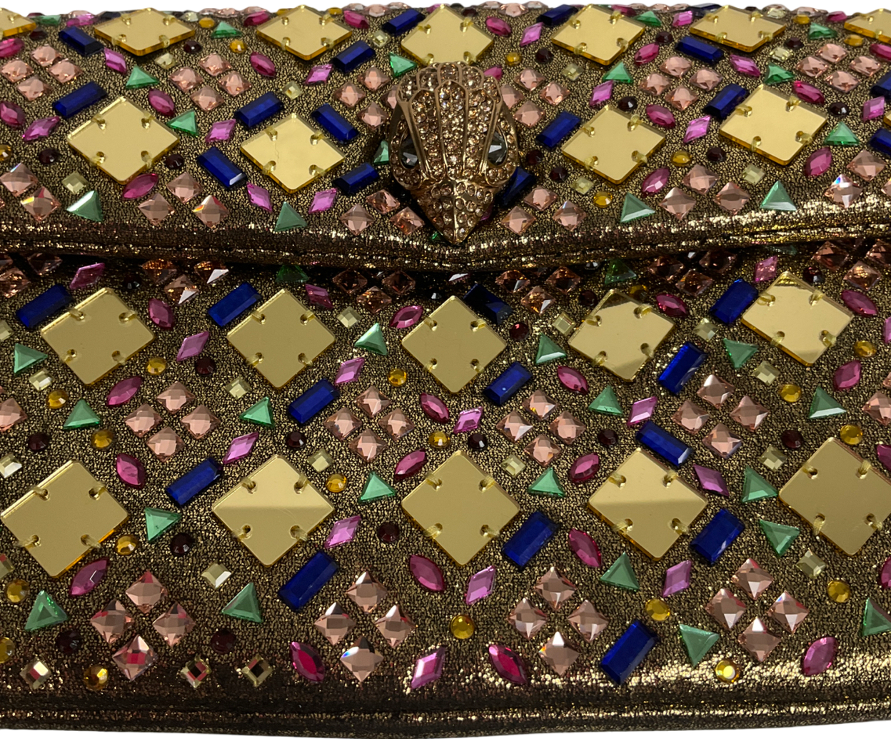 Kurt Geiger Metallic Medium Kensington Bag