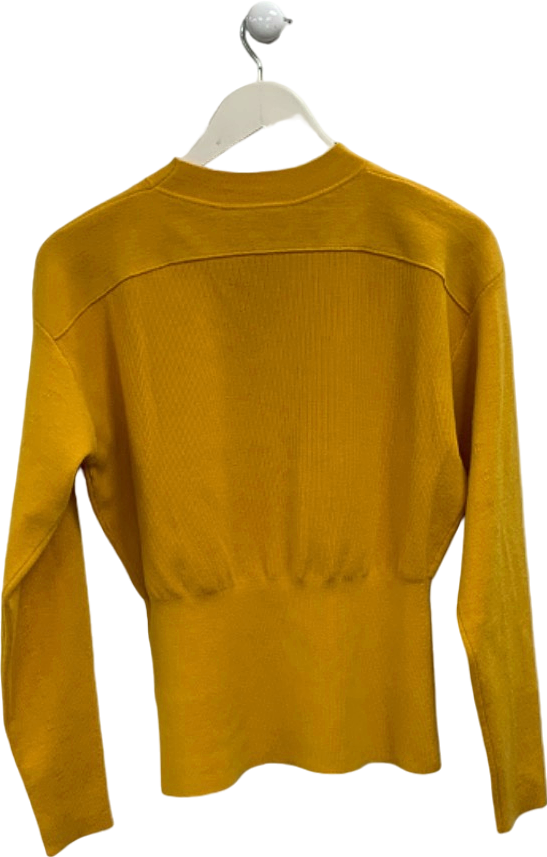 3.1 Phillip Lim Yellow Ribbed Knit Sweater Size S