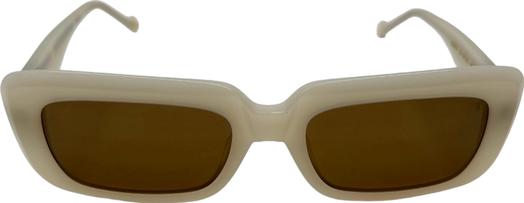 Sunday Somewhere Beige Square Sunglasses C6 54□19 145