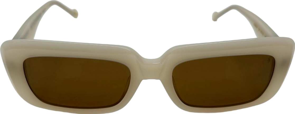 Sunday Somewhere Beige Square Sunglasses C6 54□19 145