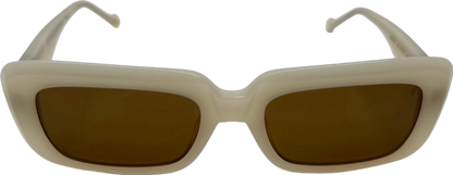 Sunday Somewhere Beige Square Sunglasses C6 54□19 145