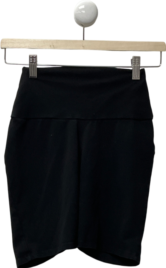 Mint Velvet High Waisted Black Cycling Shorts UK S