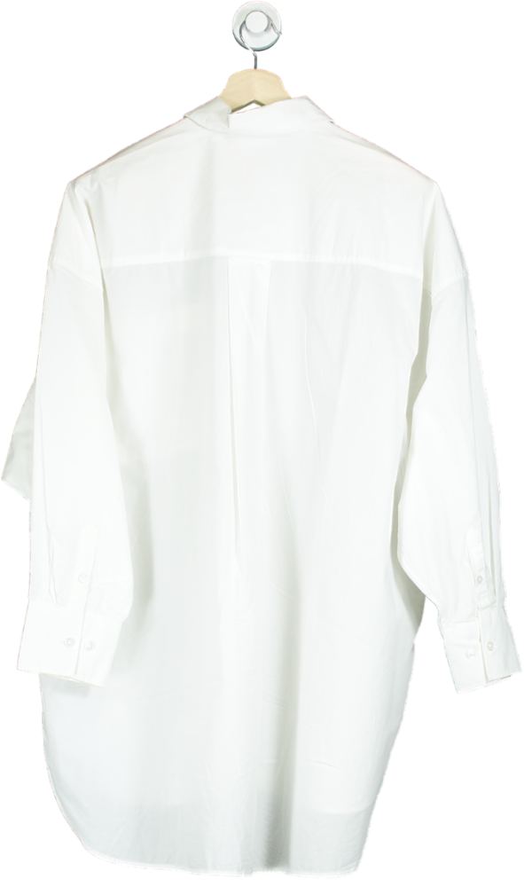 Weekday White Oversize Shirt WS EXCL UK S