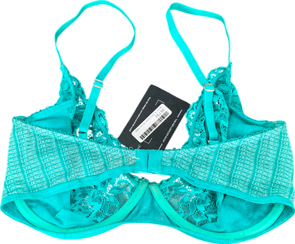 Lounge Underwear Blue Blossom Balcony Bra UK 36F