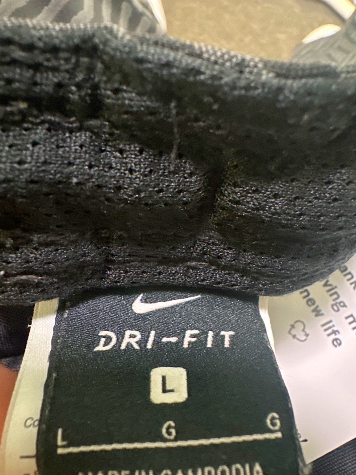 Nike Black Dri-FIT Shorts UK L