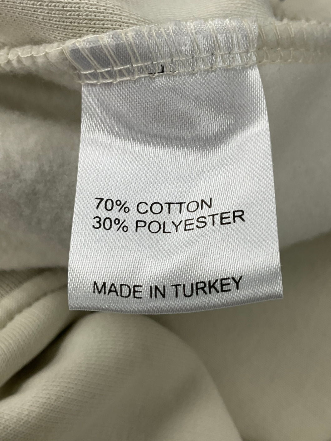 REBL Beige Signature Luxe Stone Sweatshirt UK M