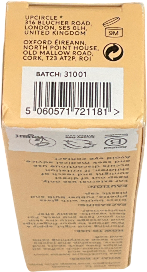 UpCircle Face Oil With Coffee, Rosehip & Jojoba - Mini Size 10ml