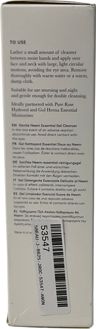 subtle energies Gentle Neem Essential Gel Cleanser 100ml