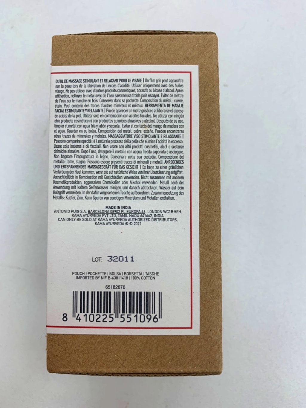 Kama Ayurveda Kansa Wand Massage Facial Tool