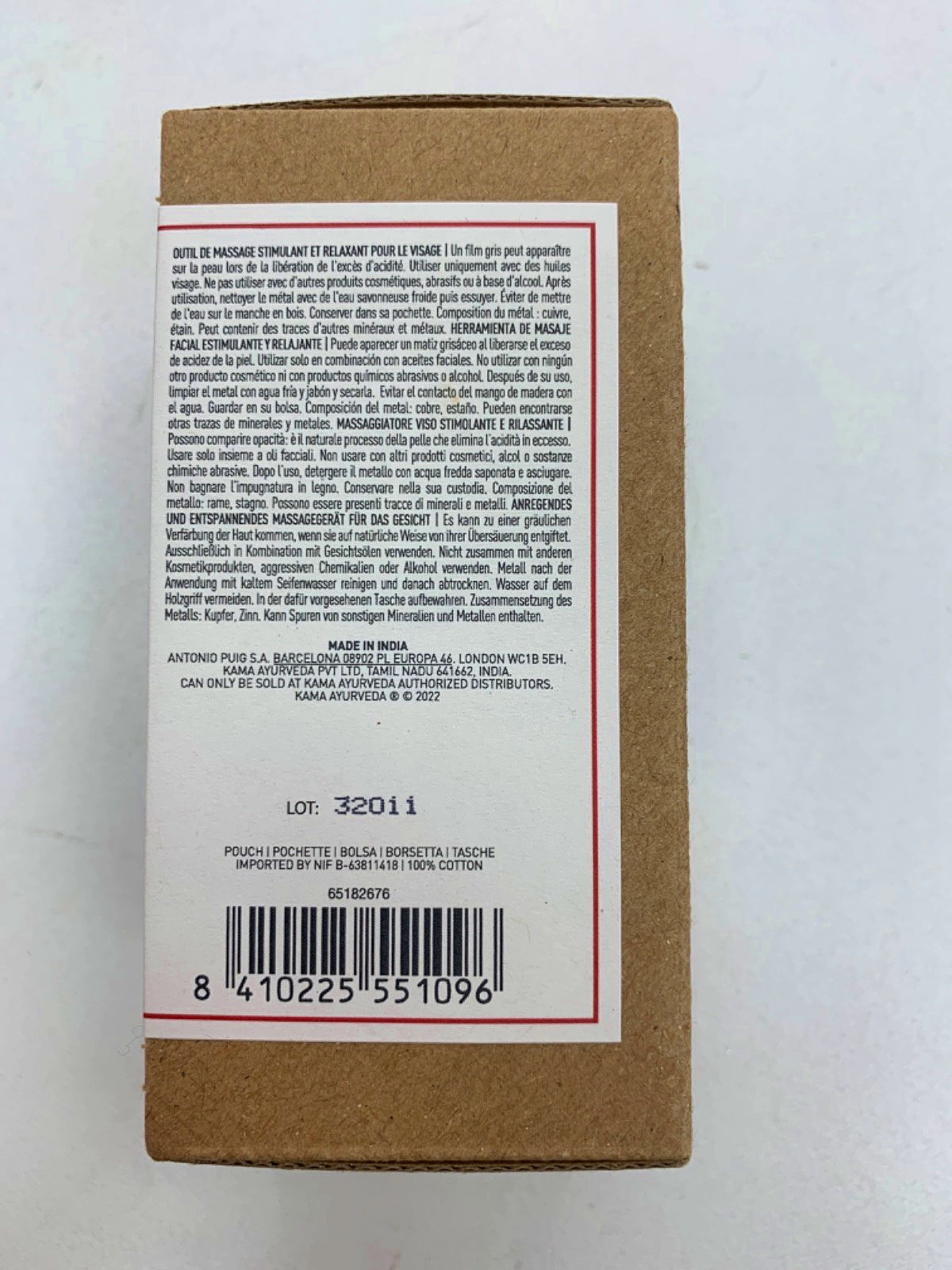 Kama Ayurveda Kansa Wand Massage Facial Tool