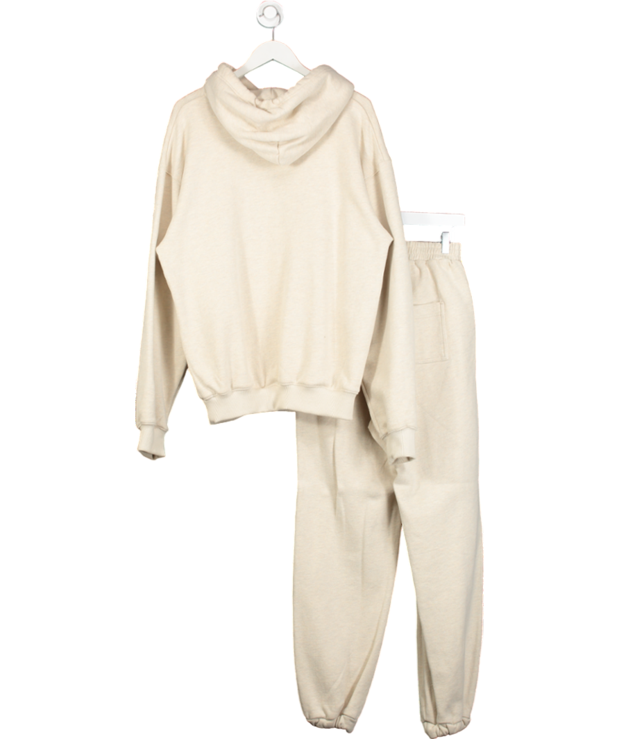 House of CB Beige Oversized Hoodie And Cuffed Joggers Set UK S