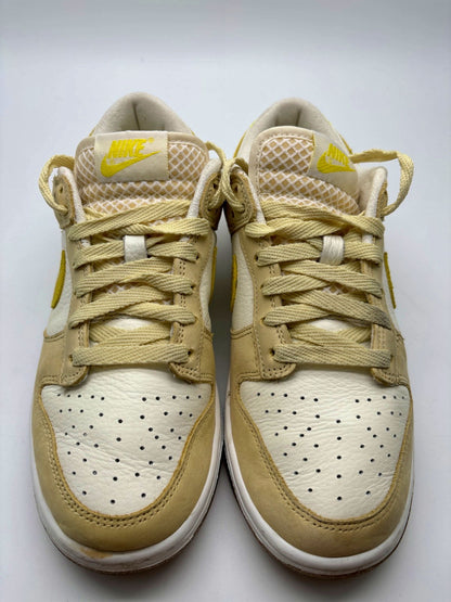 Nike Yellow/Beige Dunk Low Sneakers UK 5.5