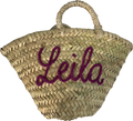 PROBLEM - CHECK BRAND ON LEILAS LIST Nude Wicker Personalised Bag