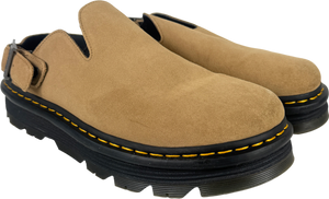 Dr Martens Nude Zebzag Suede Casual Slingback Platform Mules UK 10 EU 44
