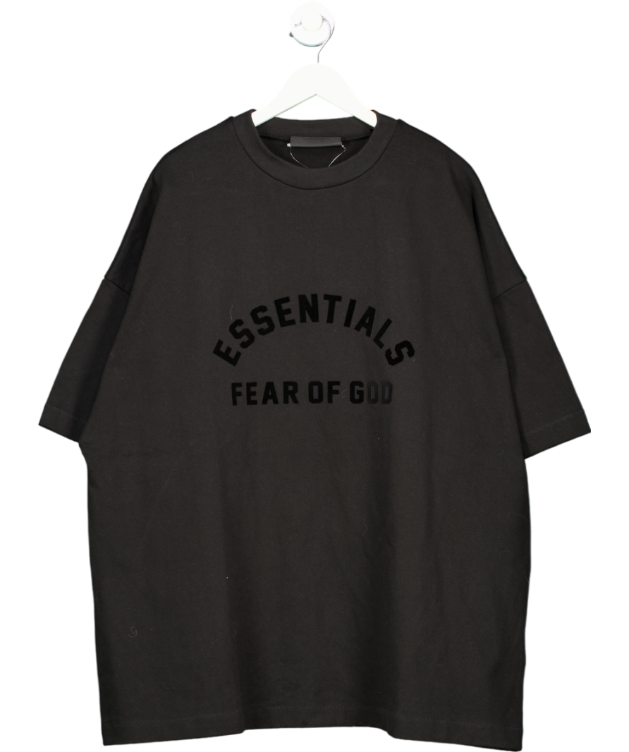 Fear Of God Black Short Sleeve Tee UK L
