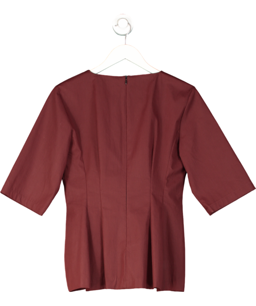 ZARA Red Flared Top UK M