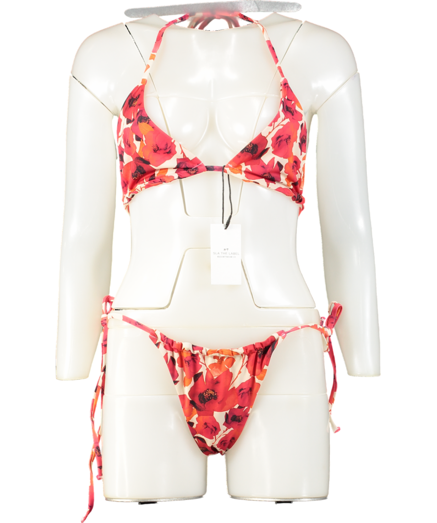 SLA the label Red Valencia Bikini UK XXS-XS