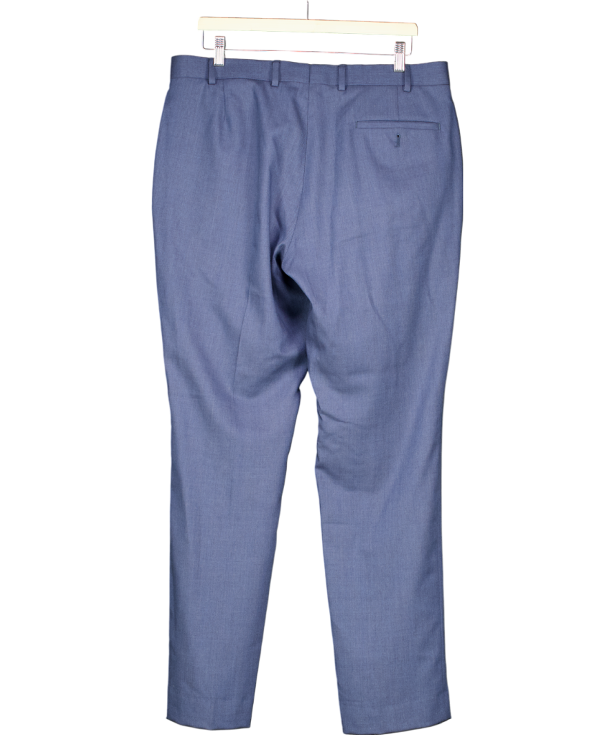 Charles Tyrwhitt Blue Wool Suit Trousers W36