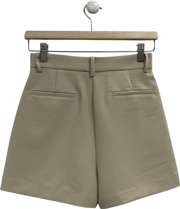 BOA Beige Tailored Bermuda Shorts UK XS