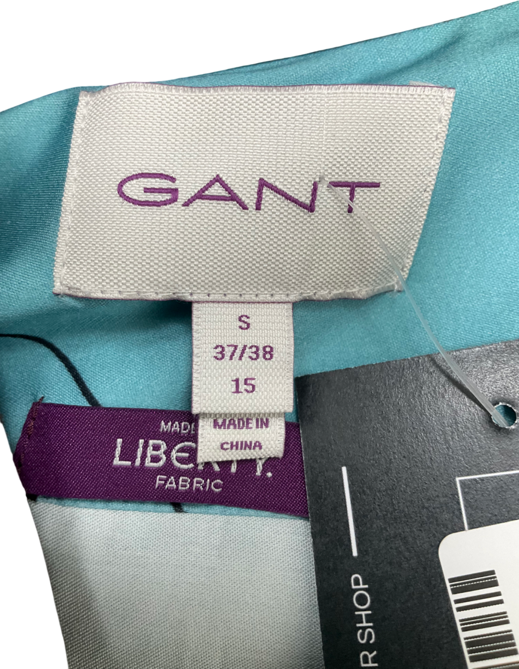 GANT Multicoloured Liberty Printed Short Sleeve Shirt UK S