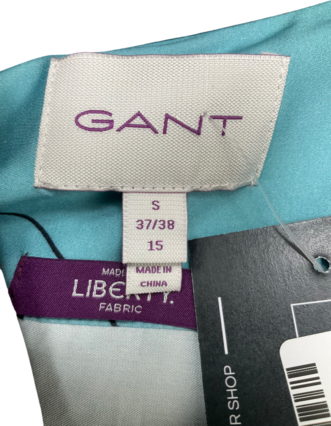 GANT Multicoloured Liberty Printed Short Sleeve Shirt UK S