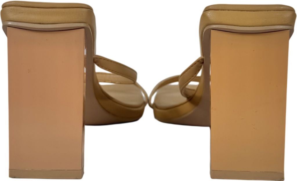 Raid Beige Allen Heeled Mule In Camel UK 7 EU 40 👠