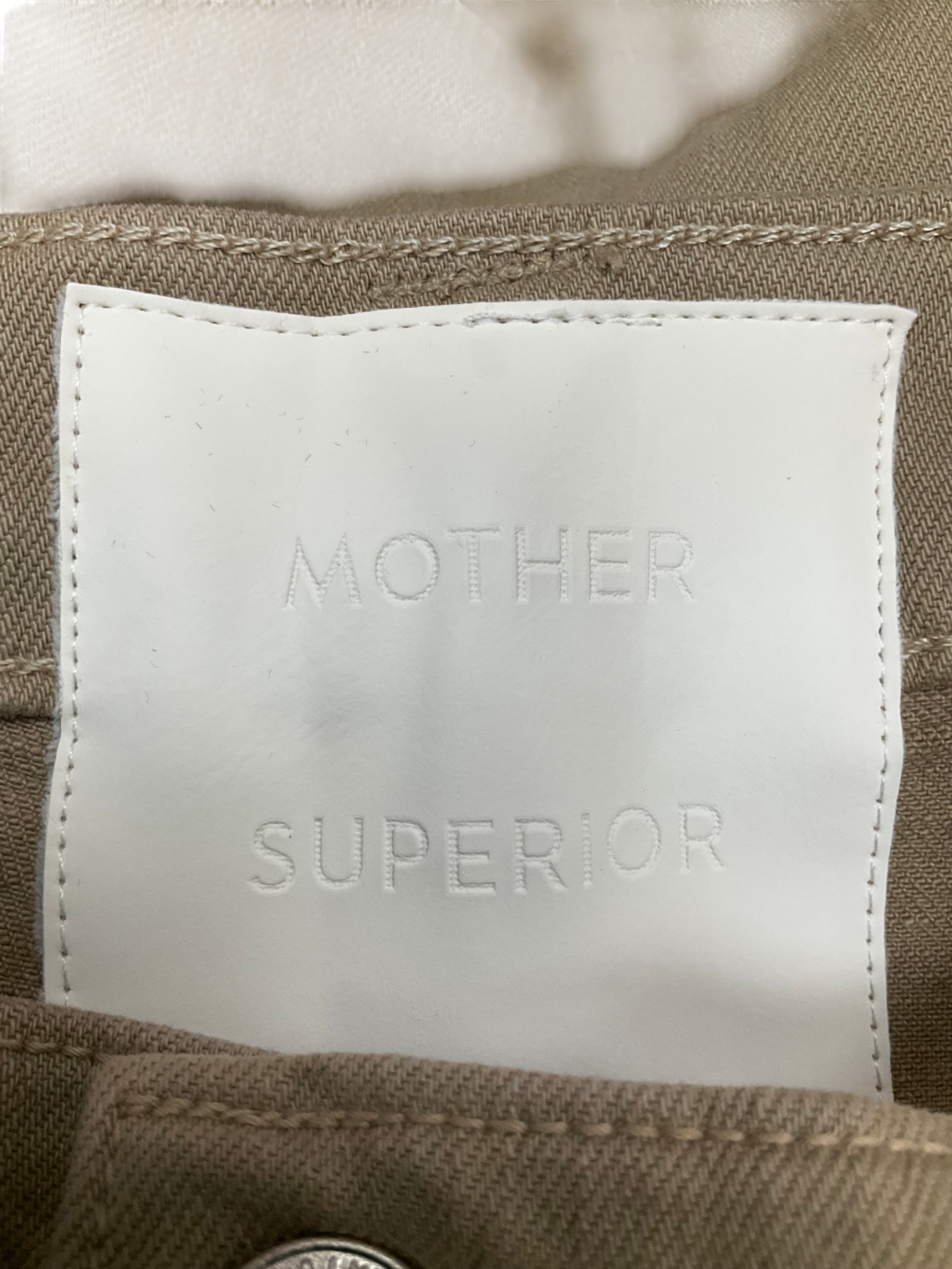 Mother Superior Beige The Quartet Breaker Skimp Jeans W30