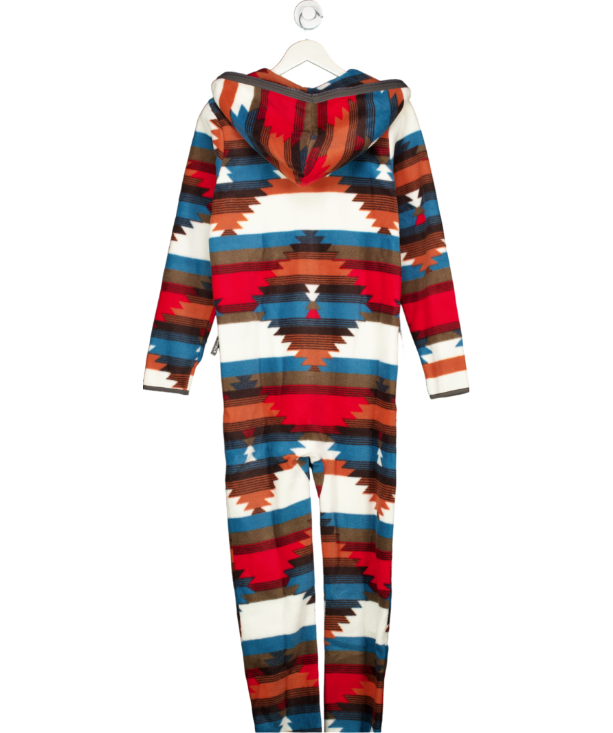 Onepiece Multicoloured Aztec Fleece Zip Up Onesie UK XS