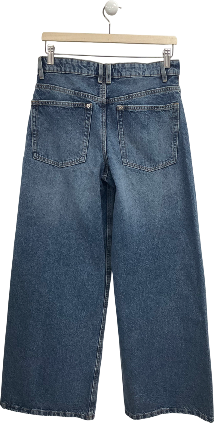 Lefties Blue Wide Leg Jeans UK 8