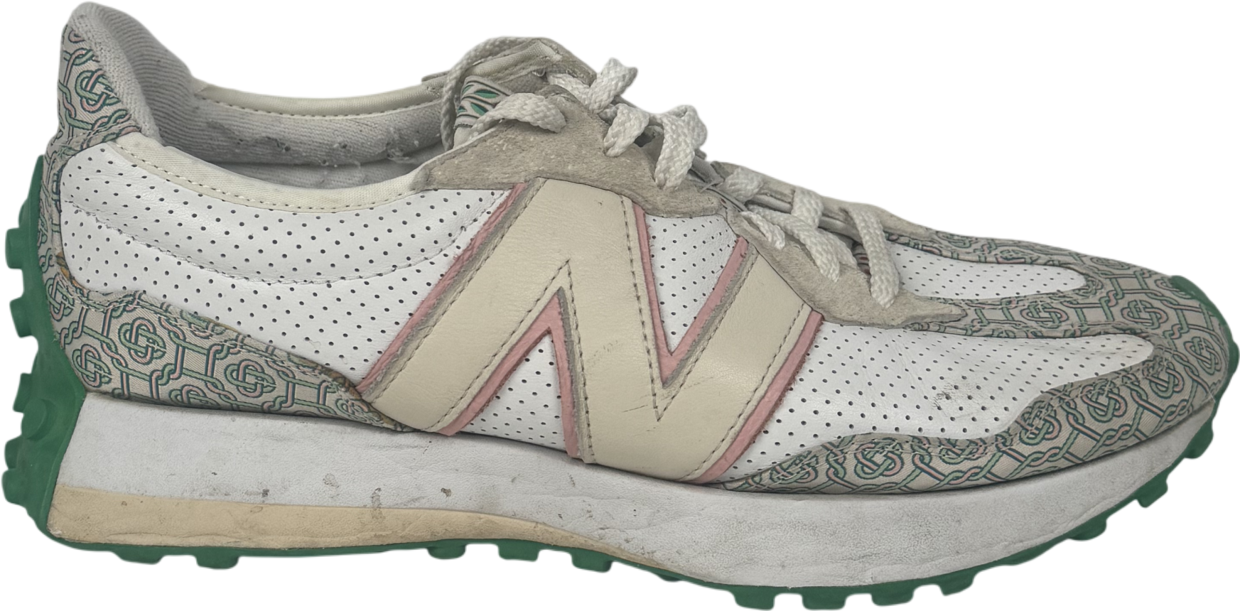 New Balance White Casablanca X 327 Munsell Trainers UK 9 EU 43 👞