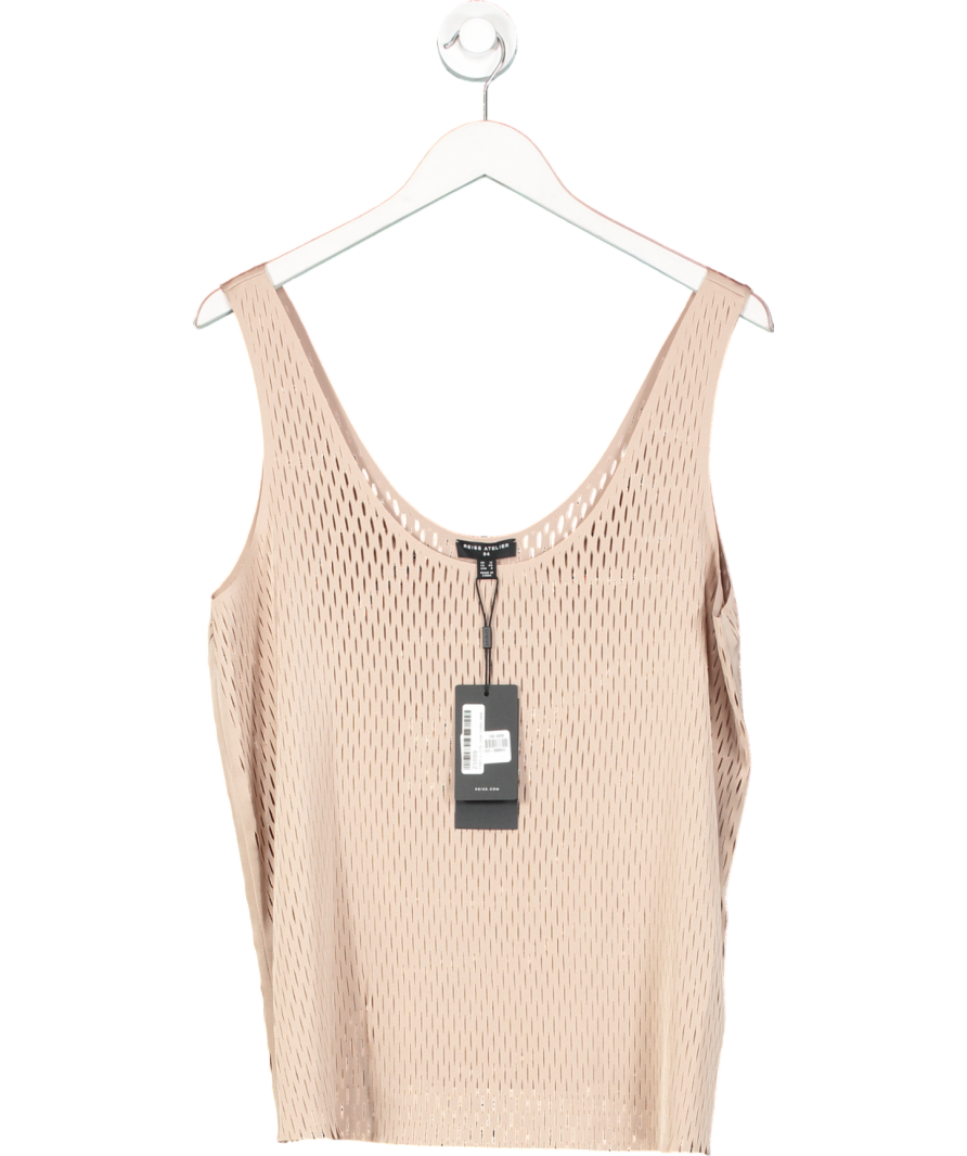 REISS Nude Atelier Isabelle Laser Cut Vest UK 12