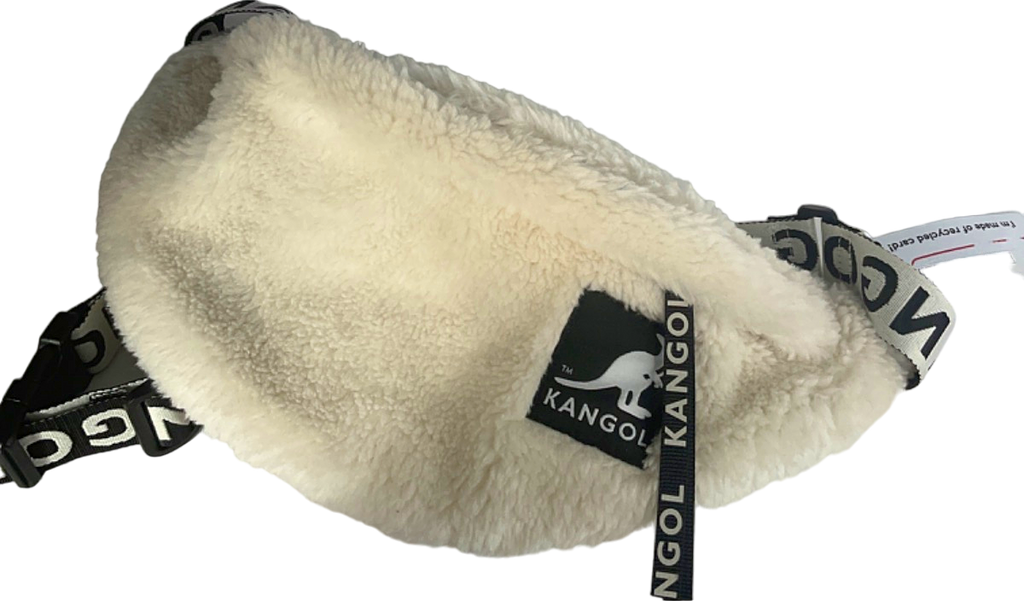 Kangol Cream Sherpa Fanny Pack
