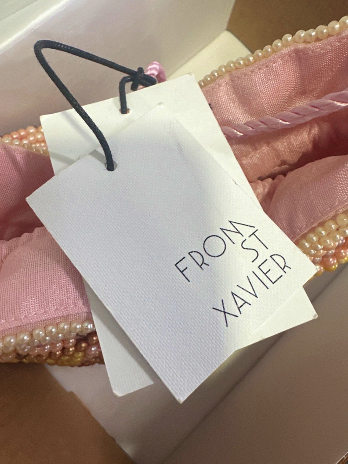 From St Xavier Multi Scalloped Drawstring Bag