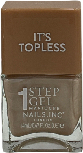 Nails Inc 1-step Gel It's Topless Nail Polish Demi 14ml