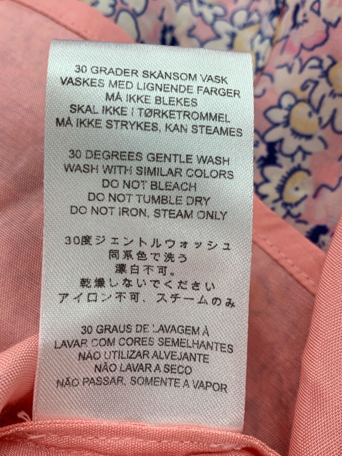 by TiMo Pink Floral Print Midi Dress UK S