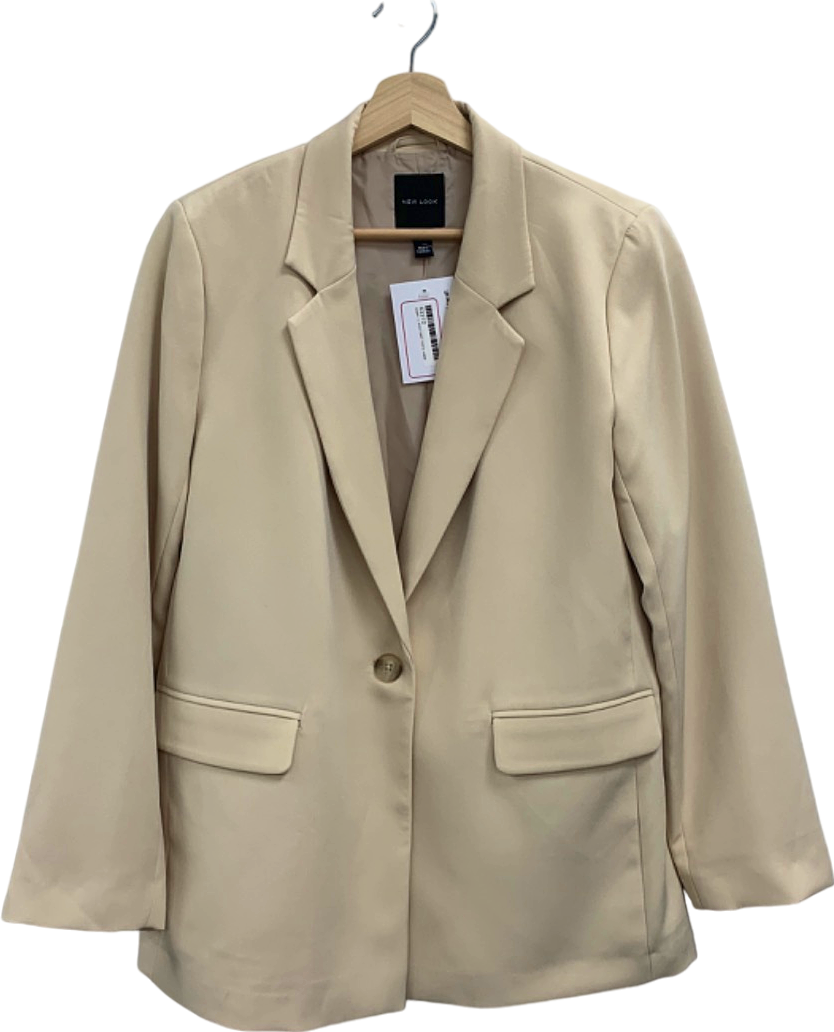 New Look Beige Blazer UK 12