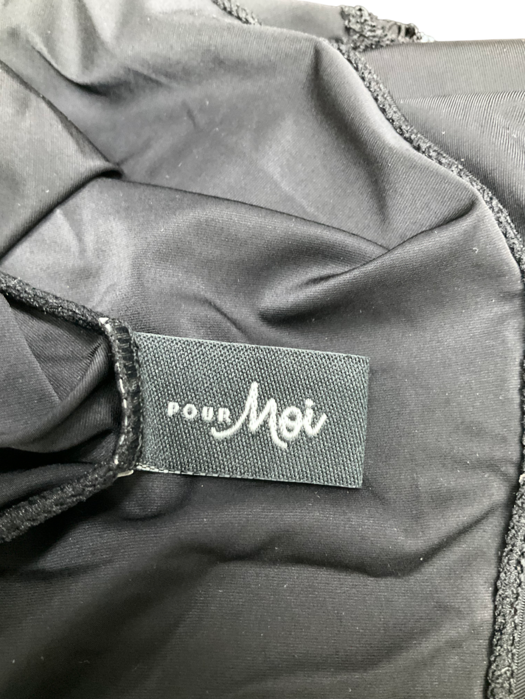 Pour Moi Black Opulence Lace Chemise UK 10