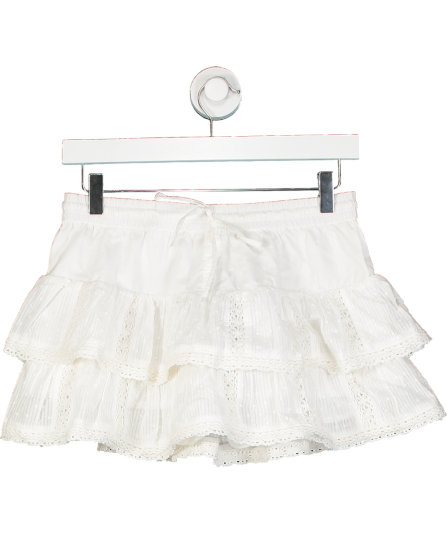 Bahabini White Embroidery Skort Poupette UK S/M
