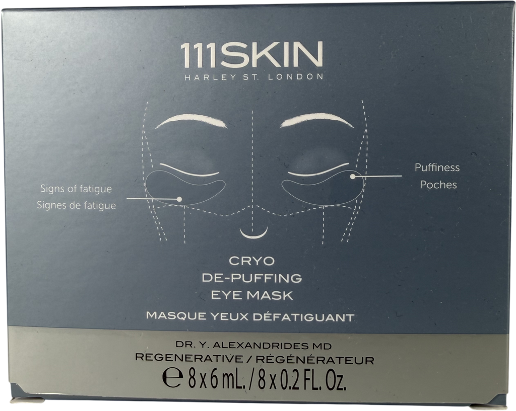 111skin Cryo De-puffing Eye Mask 8 Pack