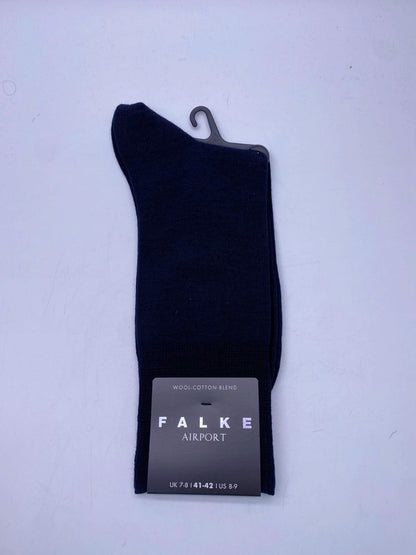 Falke Dark Navy Airport Socks UK 7-8