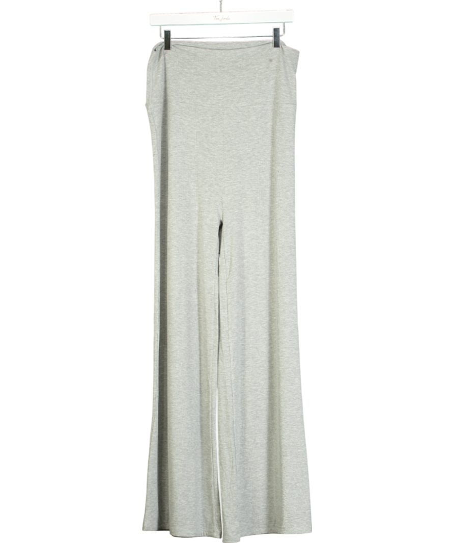 TALA Grey 365 Sculpting Lounge Multiway Fold Waist Flared Trousers UK XL