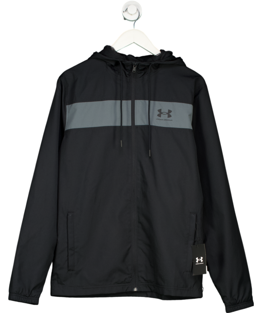 Under Armour Black Sportstyle Windbreaker Jacket UK M