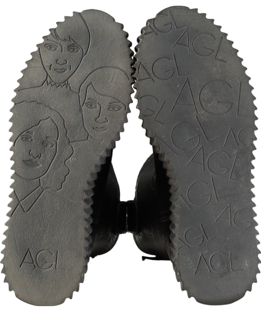 AGL Black Milagros Leather Ankle Boot UK 5 EU 38 👠