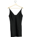 NDS from Revolve Black V-neck Cady Mini Dress UK S