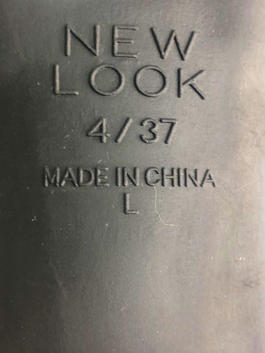 New Look Black Slingback Heels UK 4