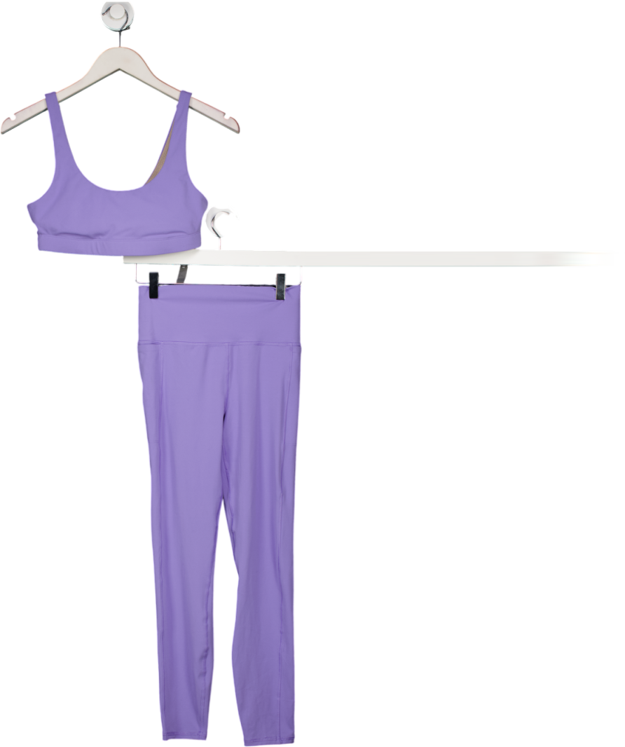 VUORI Purple 2-piece Lilac Activewear Leggings And Top Set UK S